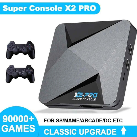 KINHANK Retro Video Game Console Super Console X2 Pro with 90000 Video Games for PS1/DC/MAME/SS with Gamepad Kid Gift Game Box - AliExpress 44